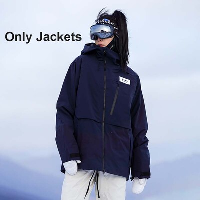 2025. Nove zimske čvrste jakne za skijanje na otvorenom, žene, muškarci, otporne na vjetar, vodootporne, prozračne, skijaške kapute za odrasle, s patentnim zatvaračem, snježne kapute