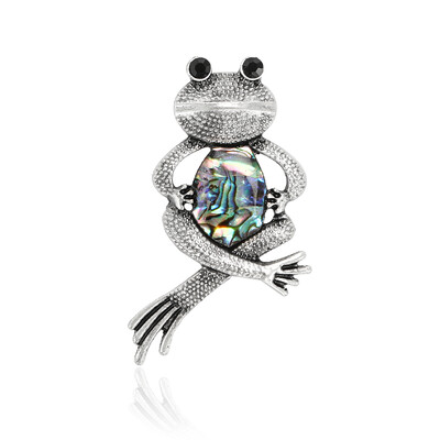 Naturaalsed Abalone Shell prossid naistele Unisex ristikheina lillega paabulinnu nõelad vabaaja aksessuaarid kingitused