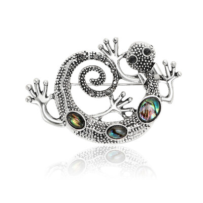 Naturaalsed Abalone Shell prossid naistele Unisex ristikheina lillega paabulinnu nõelad vabaaja aksessuaarid kingitused