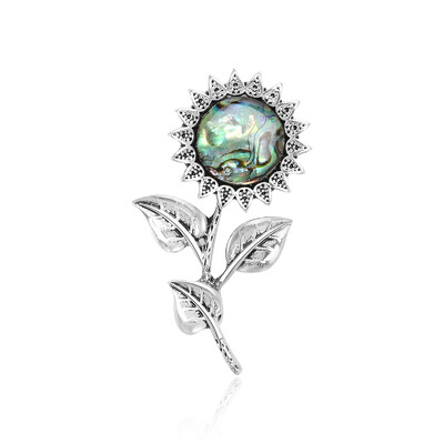 Naturaalsed Abalone Shell prossid naistele Unisex ristikheina lillega paabulinnu nõelad vabaaja aksessuaarid kingitused