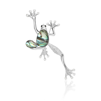 Naturaalsed Abalone Shell prossid naistele Unisex ristikheina lillega paabulinnu nõelad vabaaja aksessuaarid kingitused