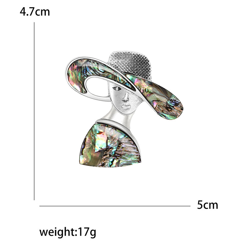 Dabiskas pērļgliemenes saktas sievietēm Unisex āboliņa ziedu pāva piespraudes Ikdienas aksesuāri Dāvanas