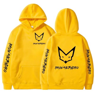 2024 Rauw Alejandro Hoodie Meeste ja naiste Harajuku Pullover Street Wear Unisex Sügis/Talvine pluusiga soe brändikampsun
