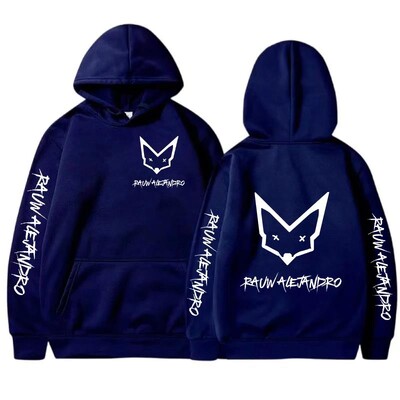 2024 Rauw Alejandro Hoodie Meeste ja naiste Harajuku Pullover Street Wear Unisex Sügis/Talvine pluusiga soe brändikampsun
