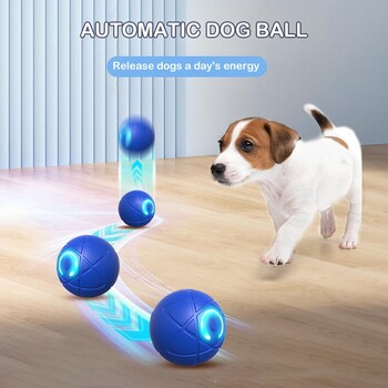 Smart Automatic Pet Jumping Ball Electric Toy Cat and Dog Cool Light LED Επαναφορτιζόμενη Self-Hi Pet Owner Διαδραστική ασφάλεια παιχνιδιών