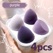 4Pc Beauty Egg Makeup Blender Kozmetička Puff Makeup Spužva Jastučić Puder Spužvica Alat za uljepšavanje Ženski pribor za šminkanje