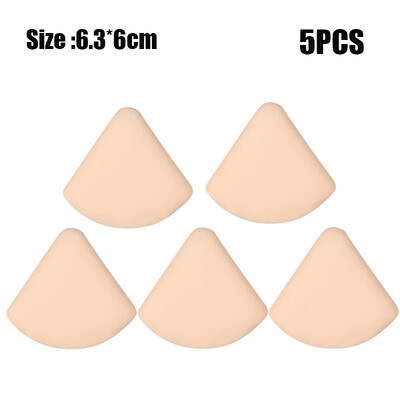 1-10 gab. Apaļas kvadrātveida trīsstūra formas aplauzums Sūklis Puff Dry Wet Divējāda lietojuma mīksts kokvilnas konfektes gaisa spilvens tonālais pūderis