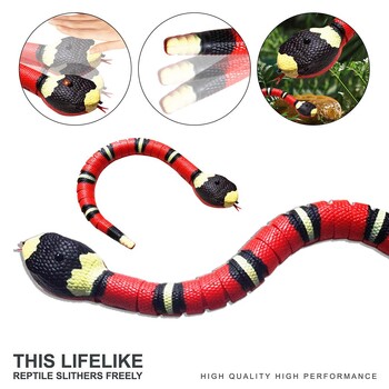 Smart Sensing Snake Cat Toys Επαναφορτιζόμενη USB Αυτόματο αστείο παιχνίδι γάτας Διαδραστικά παιχνίδια Ηλεκτρικά Εκπαιδευτικά Αξεσουάρ για κατοικίδια