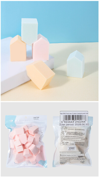 Jaja za šminku u vrećici ne jedite žele u prahu Super mekana spužva puder puf jednokratna podloga za tekuću šminku pamuk meko jaje za šminku