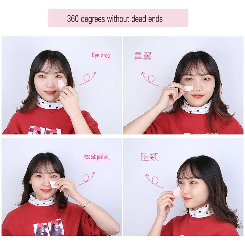 Jaja za šminku u vrećici ne jedite žele u prahu Super mekana spužva puder puf jednokratna podloga za tekuću šminku pamuk meko jaje za šminku