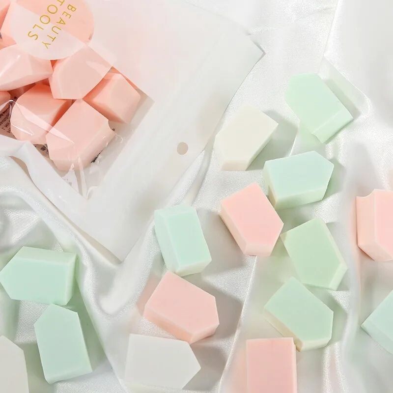 Jaja za šminku u vrećici ne jedite žele u prahu Super mekana spužva puder puf jednokratna podloga za tekuću šminku pamuk meko jaje za šminku