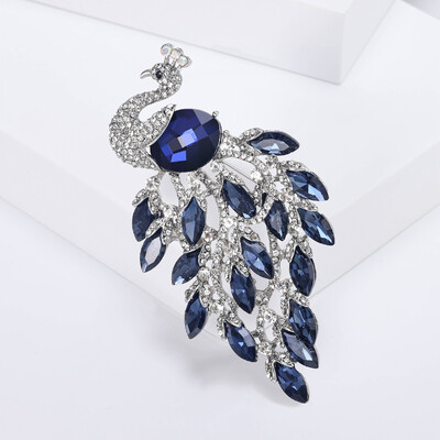 Γυναικείες καρφίτσες από στρας Peacock Bird Unisex Καρφίτσες για ζώα Πολύχρωμα αξεσουάρ casual party Δώρα