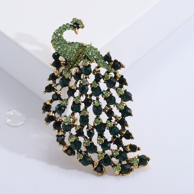 Γυναικείες καρφίτσες από στρας Peacock Bird Unisex Καρφίτσες για ζώα Πολύχρωμα αξεσουάρ casual party Δώρα