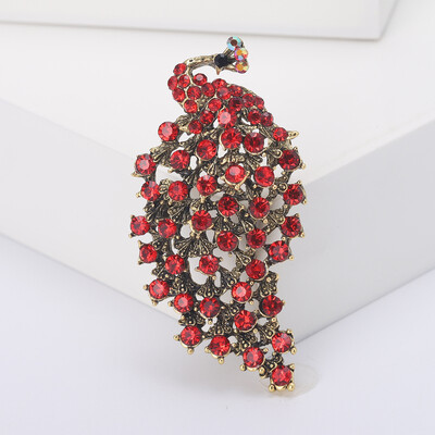 Γυναικείες καρφίτσες από στρας Peacock Bird Unisex Καρφίτσες για ζώα Πολύχρωμα αξεσουάρ casual party Δώρα