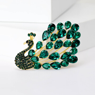 Γυναικείες καρφίτσες από στρας Peacock Bird Unisex Καρφίτσες για ζώα Πολύχρωμα αξεσουάρ casual party Δώρα