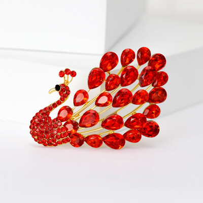 Γυναικείες καρφίτσες από στρας Peacock Bird Unisex Καρφίτσες για ζώα Πολύχρωμα αξεσουάρ casual party Δώρα