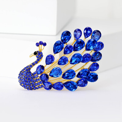 Γυναικείες καρφίτσες από στρας Peacock Bird Unisex Καρφίτσες για ζώα Πολύχρωμα αξεσουάρ casual party Δώρα