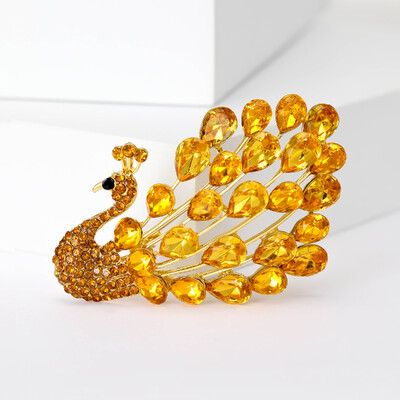 Γυναικείες καρφίτσες από στρας Peacock Bird Unisex Καρφίτσες για ζώα Πολύχρωμα αξεσουάρ casual party Δώρα