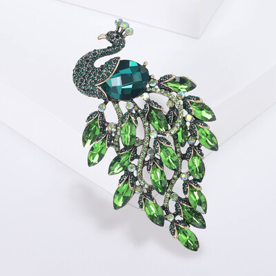 Γυναικείες καρφίτσες από στρας Peacock Bird Unisex Καρφίτσες για ζώα Πολύχρωμα αξεσουάρ casual party Δώρα