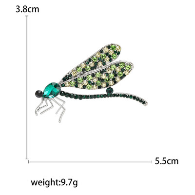 Rhinestone spāru piespraudes sievietēm Unisex stikla kukaiņu saktas Biroja ballītes draugs dāvanas rotaslietas aksesuāri