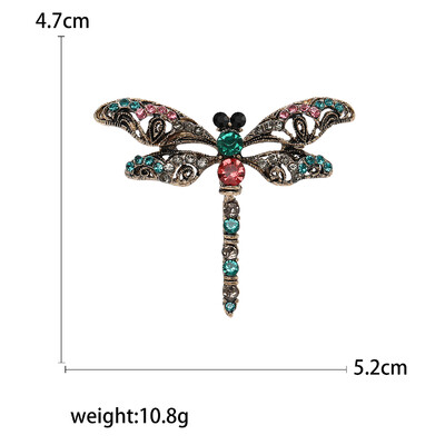 Rhinestone spāru piespraudes sievietēm Unisex stikla kukaiņu saktas Biroja ballītes draugs dāvanas rotaslietas aksesuāri