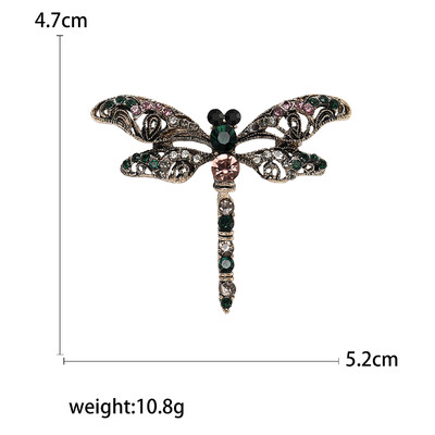 Rhinestone spāru piespraudes sievietēm Unisex stikla kukaiņu saktas Biroja ballītes draugs dāvanas rotaslietas aksesuāri