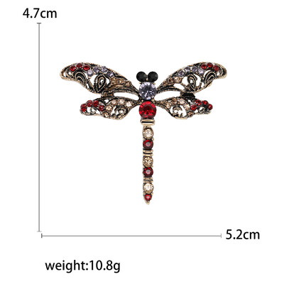 Rhinestone spāru piespraudes sievietēm Unisex stikla kukaiņu saktas Biroja ballītes draugs dāvanas rotaslietas aksesuāri