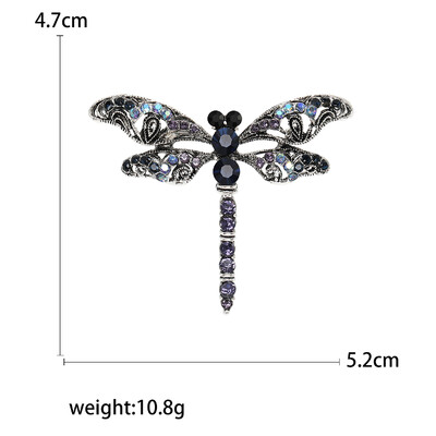 Rhinestone spāru piespraudes sievietēm Unisex stikla kukaiņu saktas Biroja ballītes draugs dāvanas rotaslietas aksesuāri