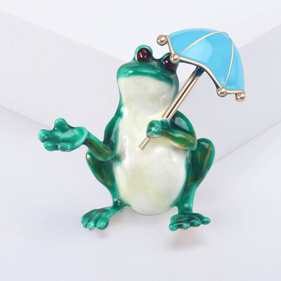 Slatki žablji broševi sa kamenčićima za žene, uniseks emajl, igle sa životinjama, uredski dodaci za zabavu, ležerni pokloni