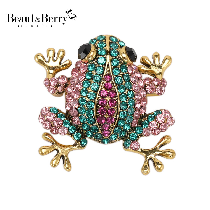 Slatki žablji broševi sa kamenčićima za žene, uniseks emajl, igle sa životinjama, uredski dodaci za zabavu, ležerni pokloni