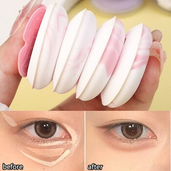 Mini Cotton Candy Puff Bow Knot Air Cushion Liquid Foundation Makeup Sponge Puffs Dry Wet Puff Cosmetic Applicator Εργαλεία Μακιγιάζ