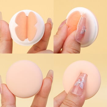 Mini Cotton Candy Puff Bow Knot Air Cushion Liquid Foundation Makeup Sponge Puffs Dry Wet Puff Cosmetic Applicator Εργαλεία Μακιγιάζ