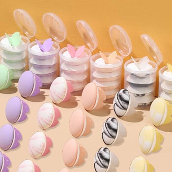 Mini Cotton Candy Puff Bow Knot Air Cushion Liquid Foundation Makeup Sponge Puffs Dry Wet Puff Cosmetic Applicator Εργαλεία Μακιγιάζ