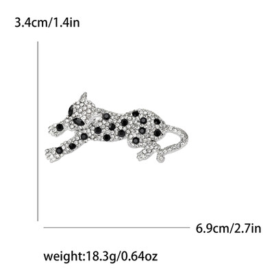 Όμορφες καρφίτσες λεοπάρ στρας για γυναίκες Unisex καρφίτσες ζώων Πολύχρωμες διαθέσιμες αξεσουάρ casual party Δώρα