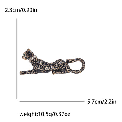 Όμορφες καρφίτσες λεοπάρ στρας για γυναίκες Unisex καρφίτσες ζώων Πολύχρωμες διαθέσιμες αξεσουάρ casual party Δώρα