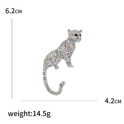 Όμορφες καρφίτσες λεοπάρ στρας για γυναίκες Unisex καρφίτσες ζώων Πολύχρωμες διαθέσιμες αξεσουάρ casual party Δώρα