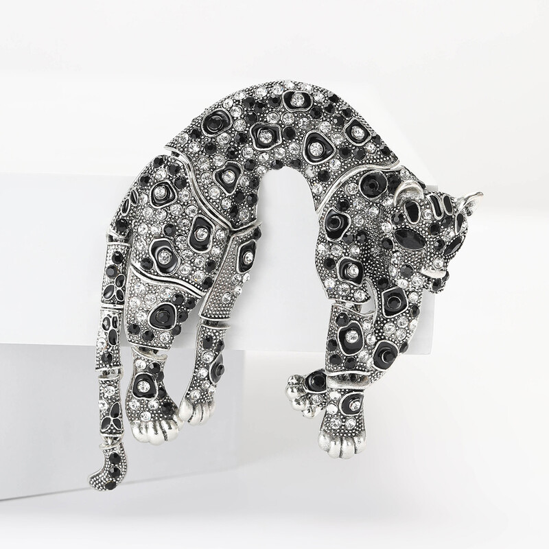 Όμορφες καρφίτσες λεοπάρ στρας για γυναίκες Unisex καρφίτσες ζώων Πολύχρωμες διαθέσιμες αξεσουάρ casual party Δώρα