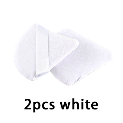 1/2/6 kom višekratna trokutasta puder puder spužvica za šminkanje očiju Kozmetika za sjene za puder pamuk Alat za šminkanje pudera