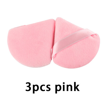 1/2/6 kom višekratna trokutasta puder puder spužvica za šminkanje očiju Kozmetika za sjene za puder pamuk Alat za šminkanje pudera