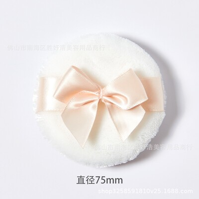 1 db Felhő púder puff száraz por puha mézpor torta pelyhesítő plüss jó éjszakát tiszta pamut bársony puff