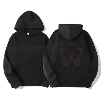 Kendrick Lamar Album Hoodies To Pimp A Butterfly Tracklist Graphic Hoodie Мъжки жени Harajuku Естетични суичъри с дълъг ръкав