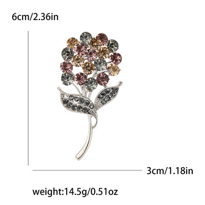 Broșe frumoase de păpădie pentru femei, unisex, ace cu plante, multicolore, disponibile Accesorii casual pentru petreceri Cadouri