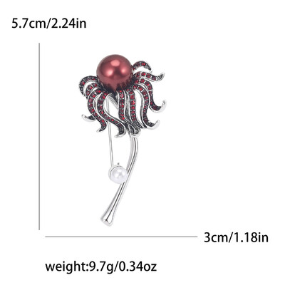 Broșe frumoase de păpădie pentru femei, unisex, ace cu plante, multicolore, disponibile Accesorii casual pentru petreceri Cadouri