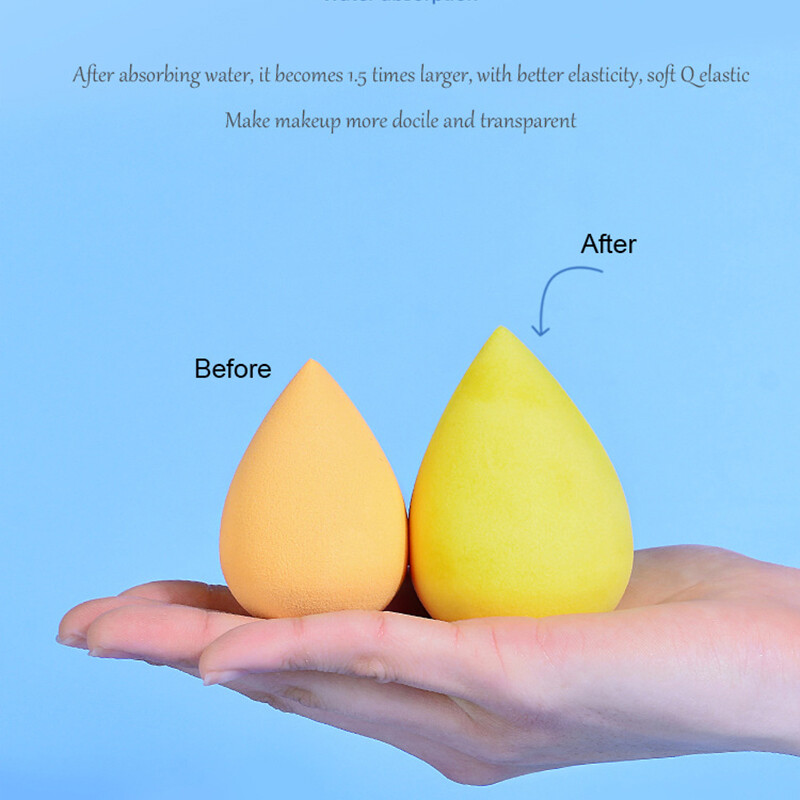 7PCS Set kozmetičkih spužvica u limenci Suha i mokra tekuća podloga u prahu Kozmetički puf Profesionalni kozmetički alati Vizažist