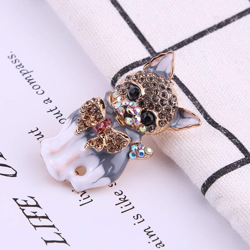 Jaukā Pride Cat broša ballītei Shell Metāla bantīte Zaļā kristāla emaljas piespraude, Melna dzīvnieku sakta sievietēm Juvelierizstrādājumu aksesuāri