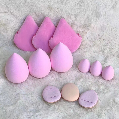12 kom/set spužvica za puder u obliku pudera za šminkanje - Soft Beauty Blender spužvica za puder u prahu za prste Trokutasta puder u obliku pudera - Izvrstan za svakodnevnu upotrebu i upotrebu na putovanju