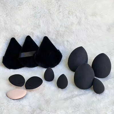12 kom/set spužvica za puder u obliku pudera za šminkanje - Soft Beauty Blender spužvica za puder u prahu za prste Trokutasta puder u obliku pudera - Izvrstan za svakodnevnu upotrebu i upotrebu na putovanju
