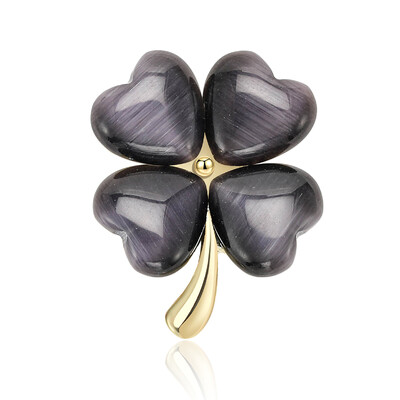 Beaut&Berry Cute Lucky Clover Piespraudes Kaķa acs Lapu Piespraudes Džemperis Jaka Biroja ballītes Ikdienas Aksesuāri Dāvanas