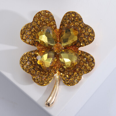 Beaut&Berry Cute Lucky Clover Piespraudes Kaķa acs Lapu Piespraudes Džemperis Jaka Biroja ballītes Ikdienas Aksesuāri Dāvanas