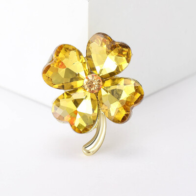 Beaut&Berry Cute Lucky Clover Piespraudes Kaķa acs Lapu Piespraudes Džemperis Jaka Biroja ballītes Ikdienas Aksesuāri Dāvanas